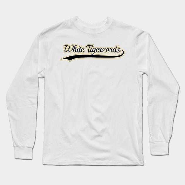 White Tigerzords Team Long Sleeve T-Shirt by SimpleIsCuteToo